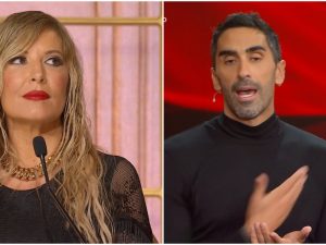 Selvaggia mette sotto pressione Filippo Magnini: &#8220;Sei rigido&#8221; e lui: &#8220;Vengo dal nuoto dove le emozioni si controllano&#8221;