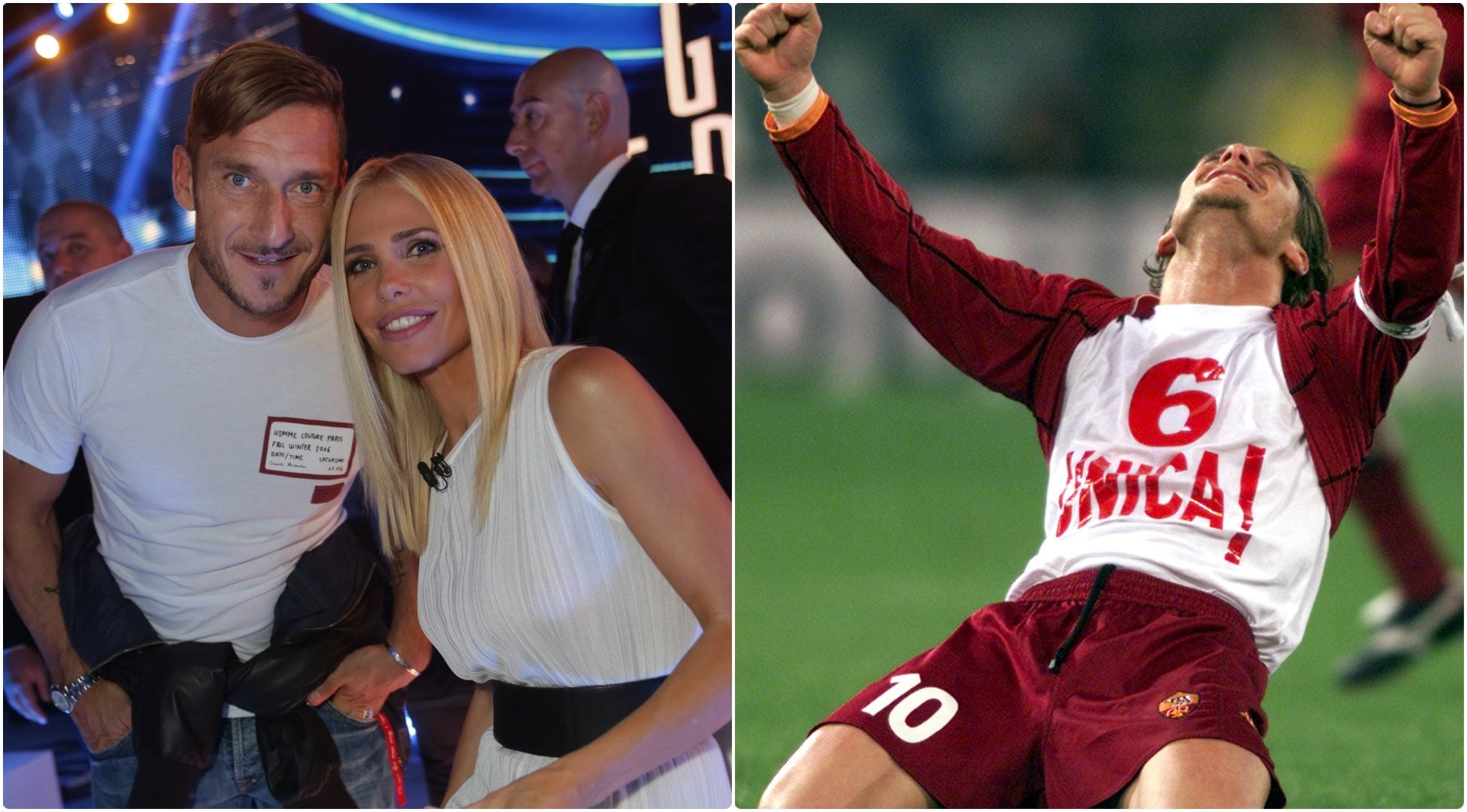 Francesco Totti rinnega il “Sei unica” a Ilary Blasi: “Era per la curva”, ma in passato ne aveva parlato diversamente