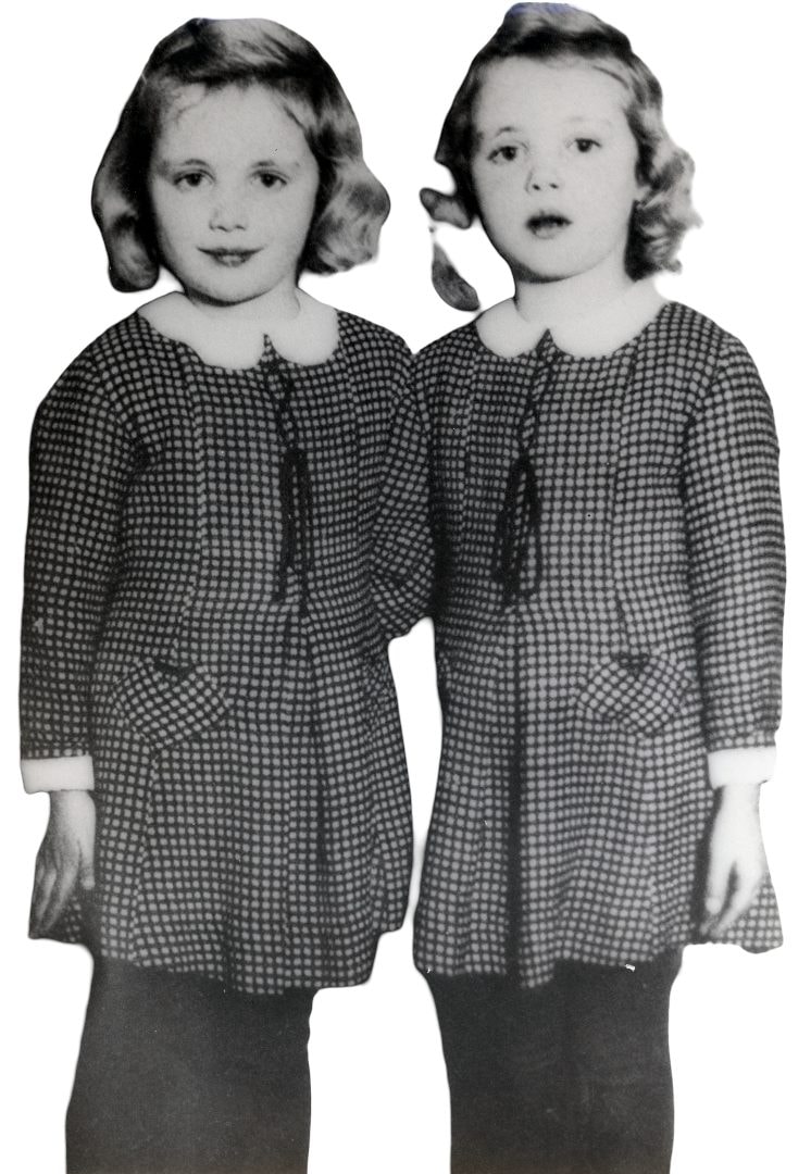 Le gemelle Kessler bambine