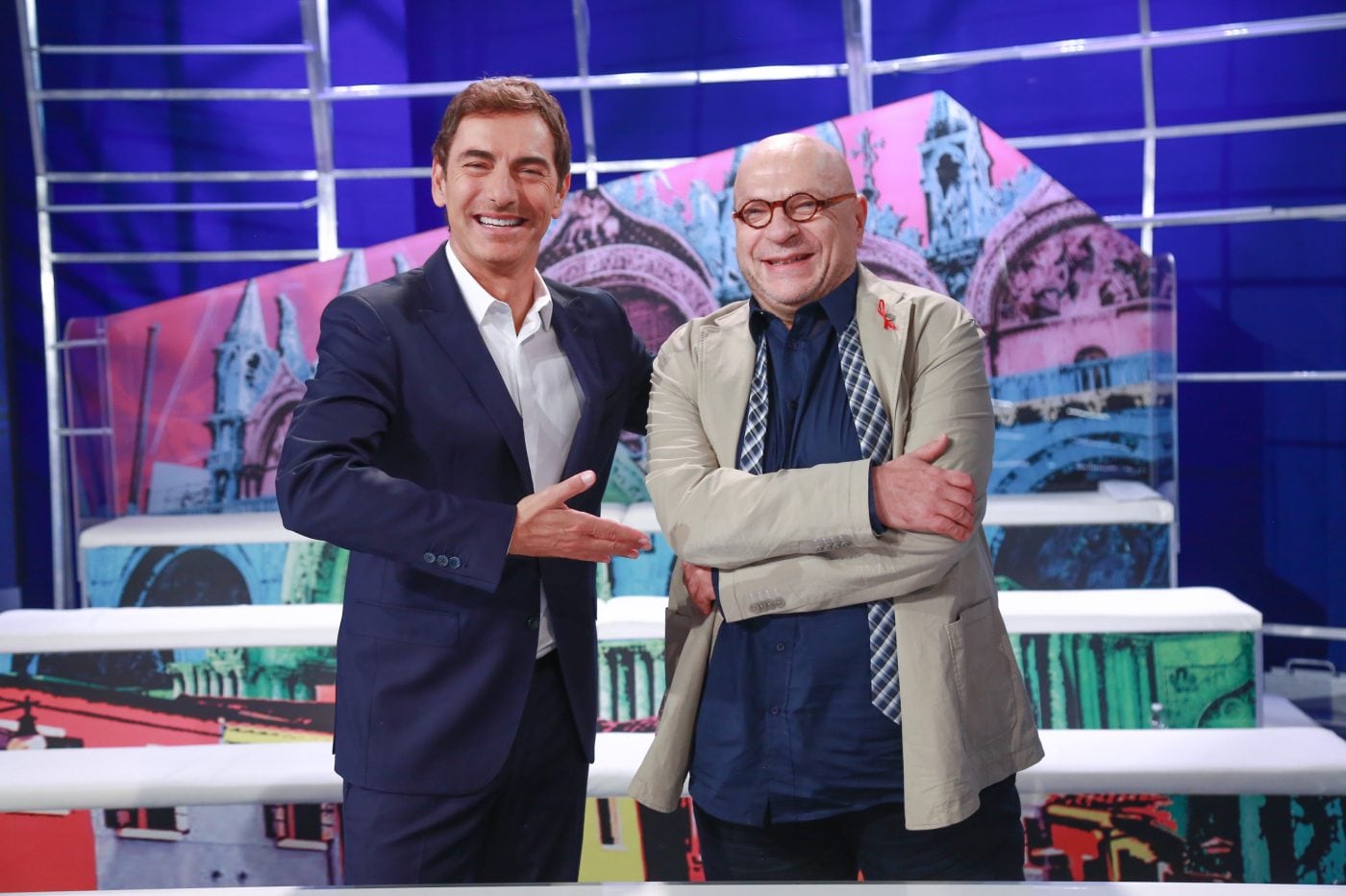 Mauro Coruzzi e Marco Liorni a Italia Sì