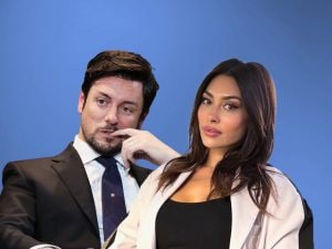 Giambruno paparazzato mentre bacia Federica Bianco, la foto che ufficializza la storia tra gli ex di Meloni e Crippa