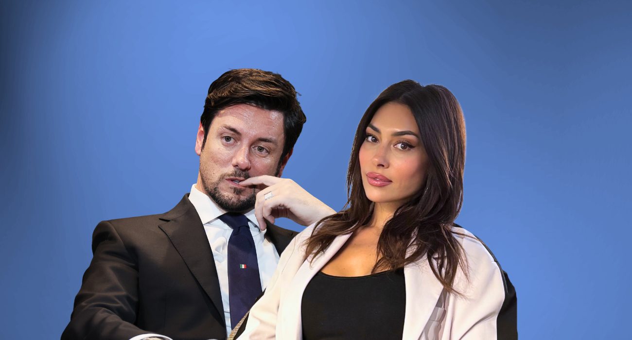 Giambruno paparazzato mentre bacia Federica Bianco, la foto che ufficializza la storia tra gli ex di Meloni e Crippa