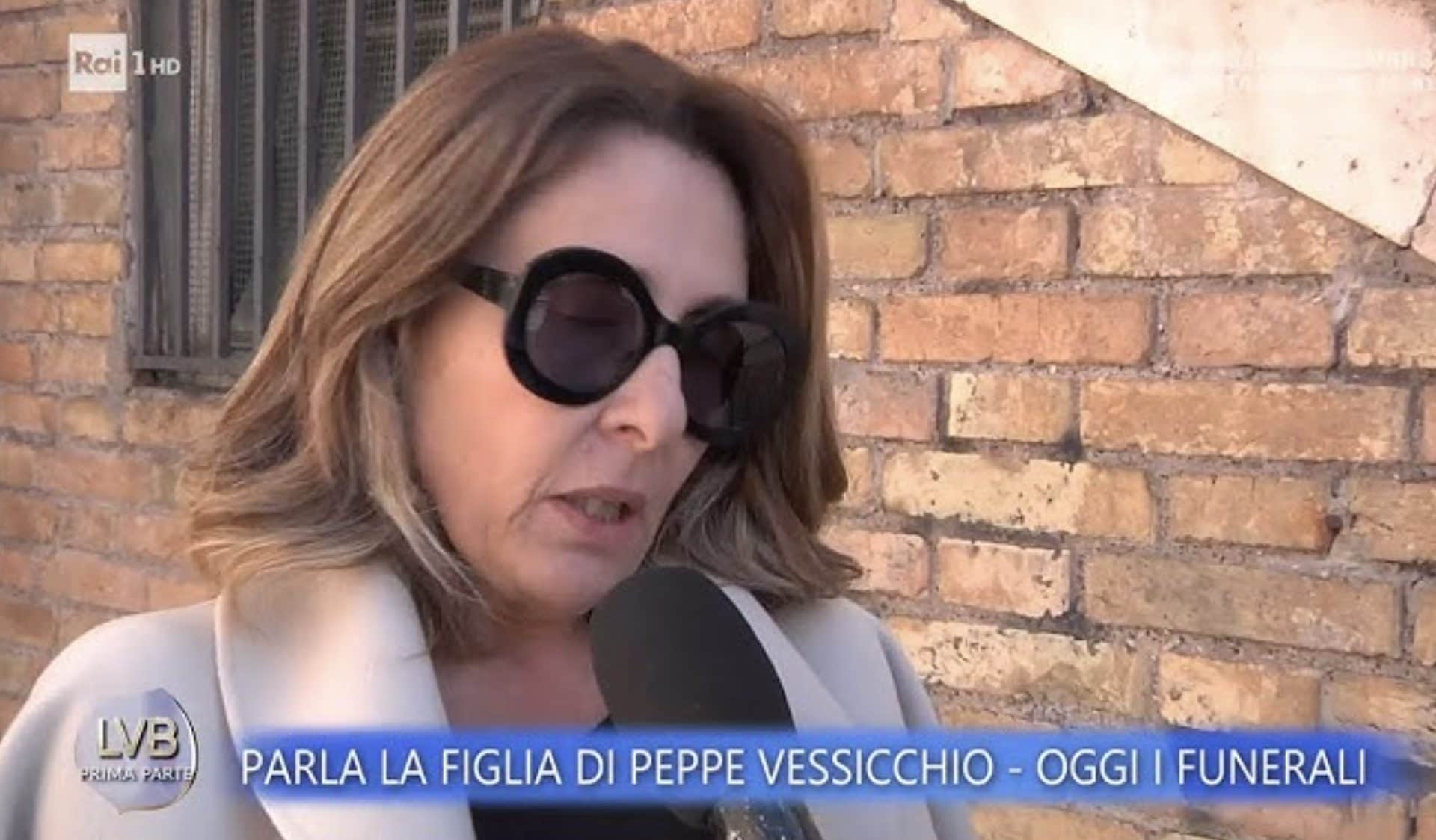 L'ultimo saluto a Peppe Vessicchio della figlia Alessia: "Papà è stato di tutti, chiunque ne avesse bisogno"