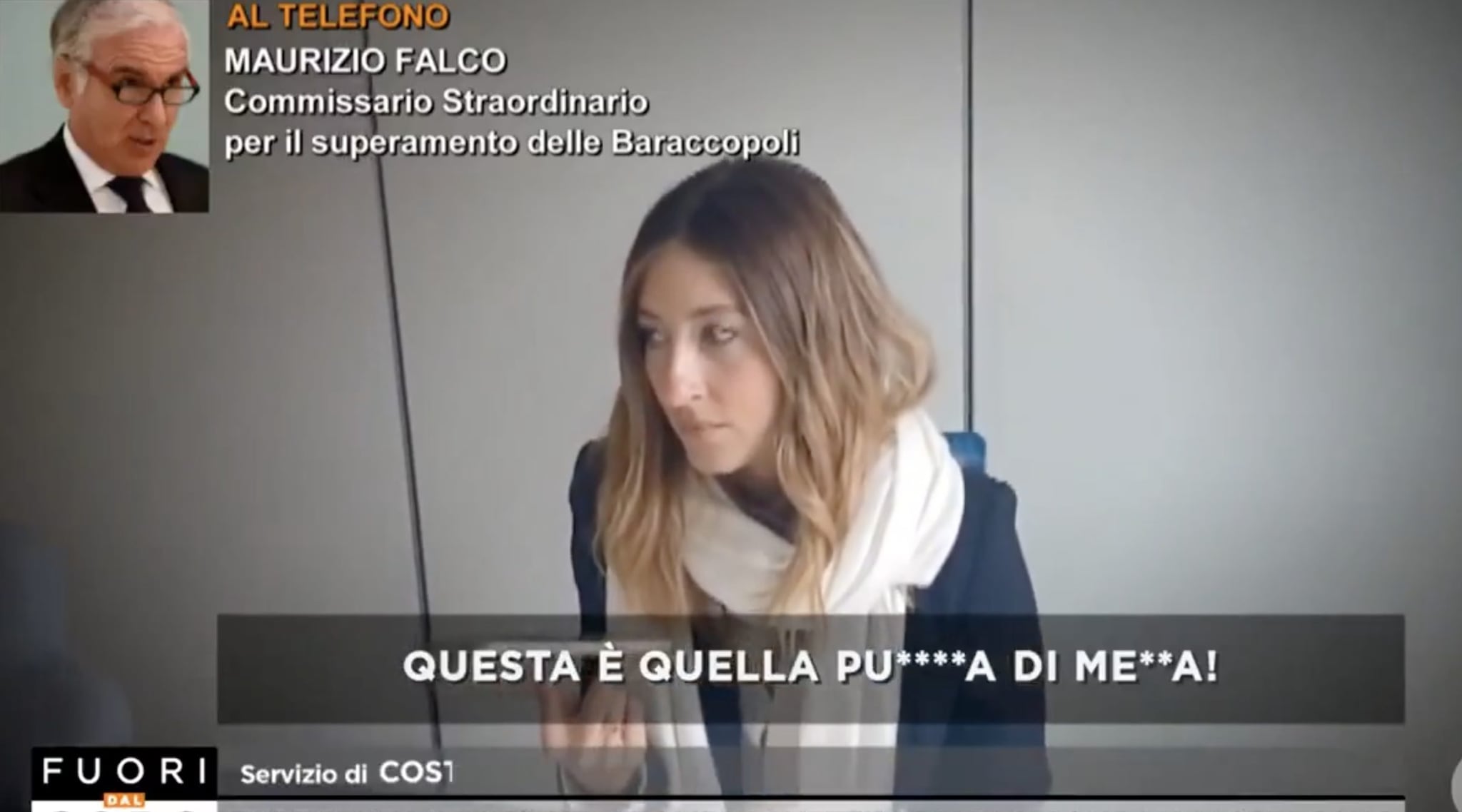 Bufera sul commissario di governo che insulta la giornalista di Fuori dal Coro: "Pu**ana di me*da"