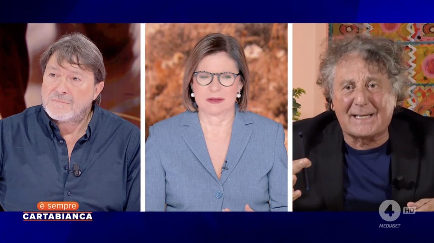 Sigfrido Ranucci con Enzo Iacchetti da Bianca Berlinguer: "Non ho mai pensato che dietro l'attentato ci fosse la politica"