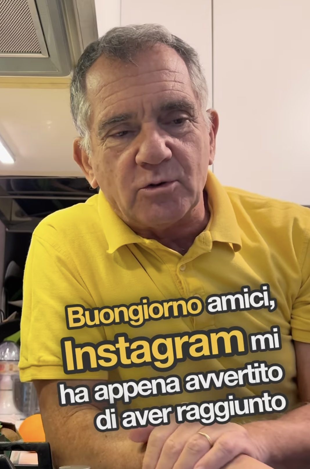 Uno dei video di Fabio Ferrari su Instagram.