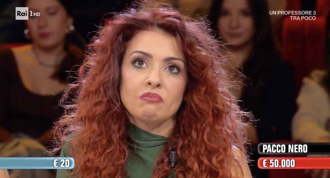 Ad Affari Tuoi Gemma è a un bivio e sceglie il Dottore: "Non voglio andare via senza nulla, ho un mutuo da pagare"