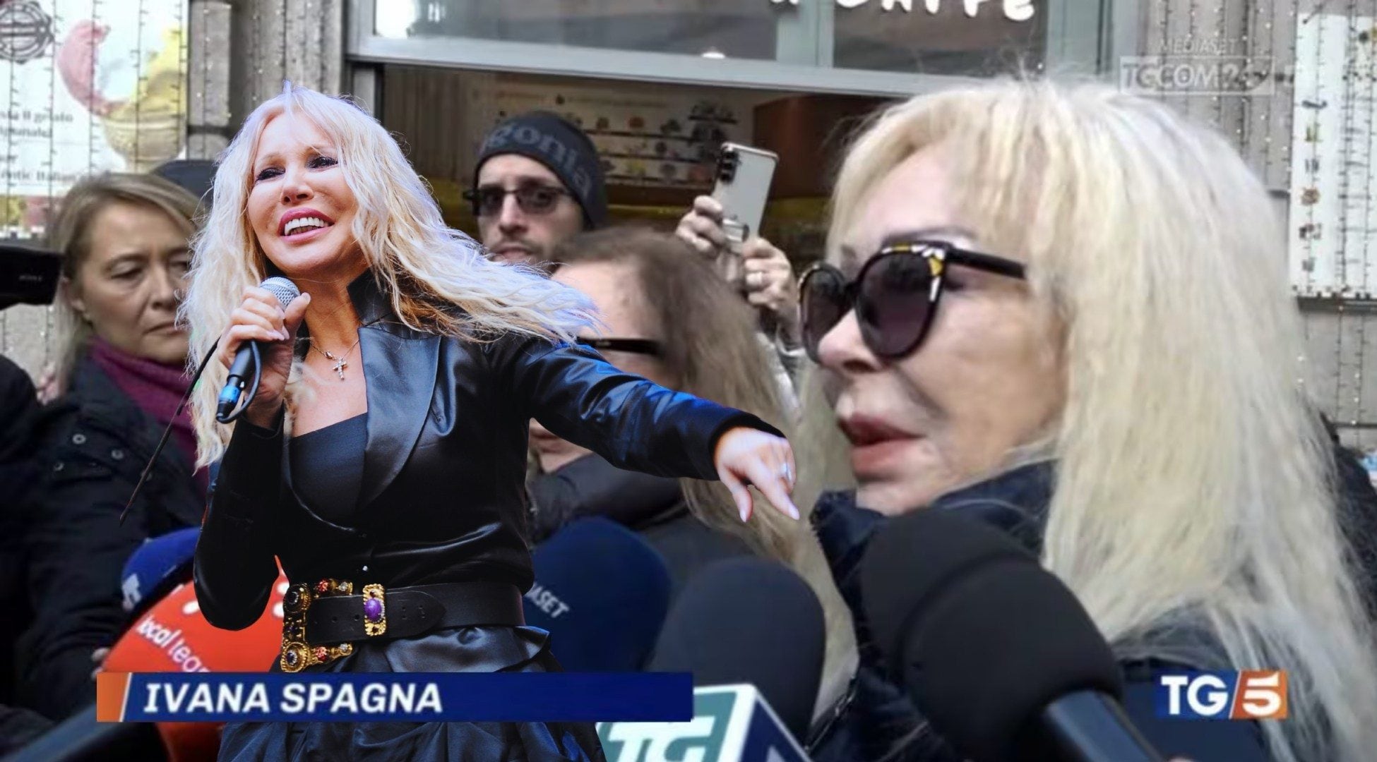 Wanda Fisher dopo lo scambio di persona con Ivana Spagna alla camera ardente di Vanoni: "Ho detto tre volte che non ero lei"