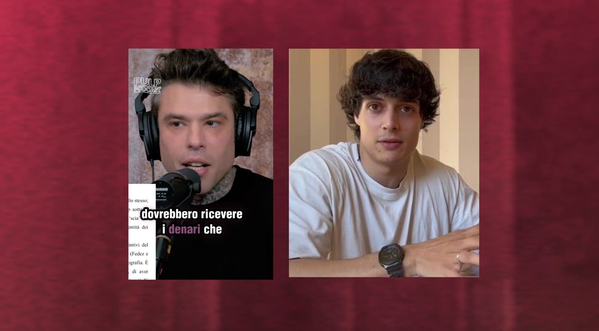 Muschio Selvaggio contro Pulp Podcast: botta e risposta social tra Luis Sal e Fedez