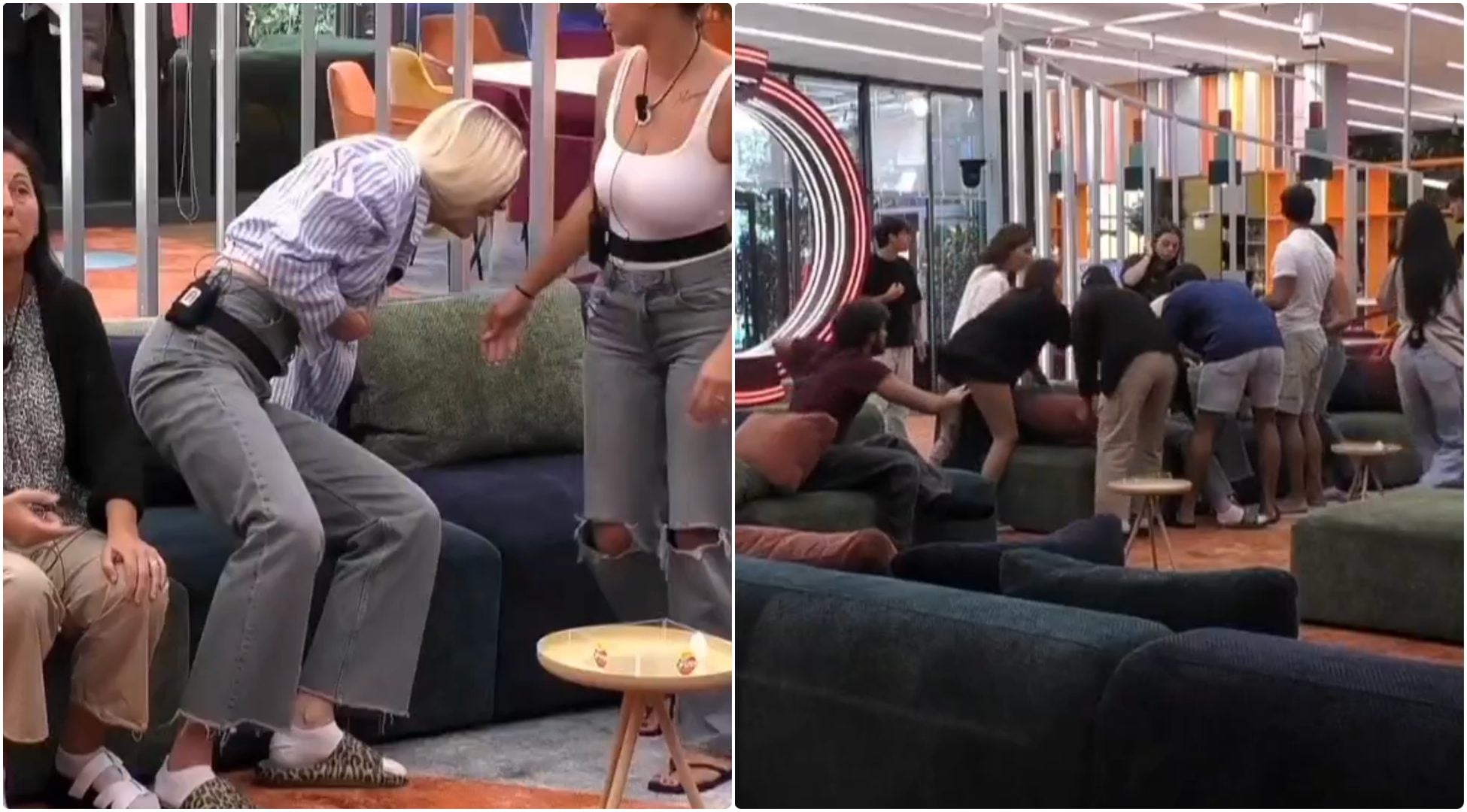 Panico al Grande Fratello, Giulia Soponariu si accascia sul divano dopo un malore: “Fate entrare qualcuno”