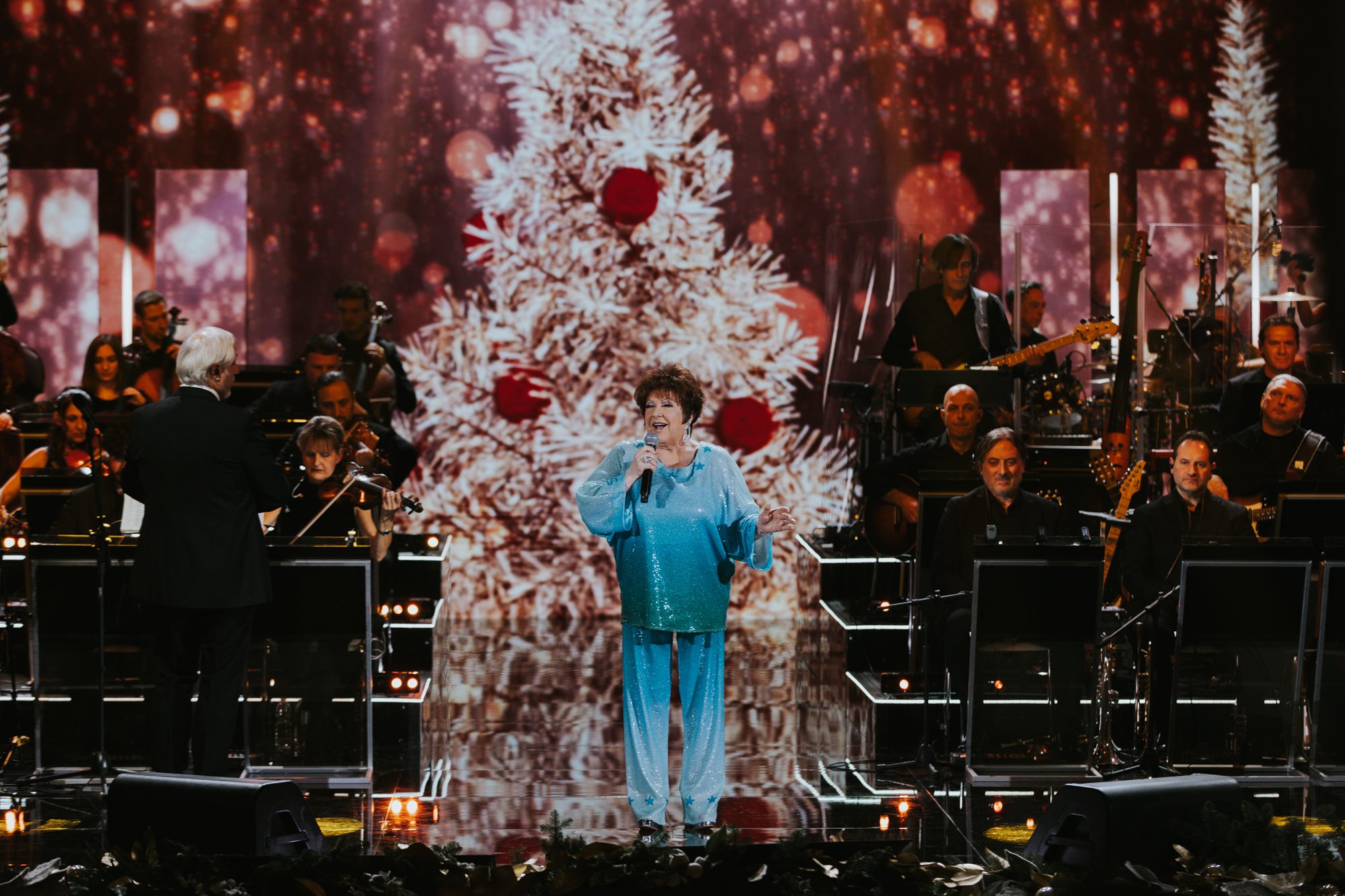Orietta Berti durante la 33esima edizione del Concerto di Natale