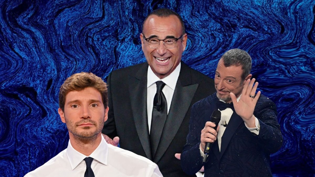Carlo Conti, Stefano De Martino e Amadeus