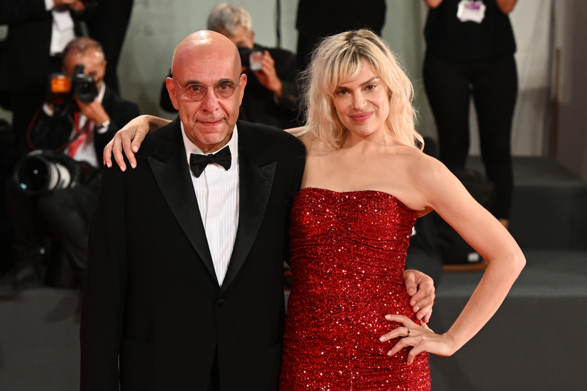 Paolo Virzì e Micaela Ramazzotti nel 2022