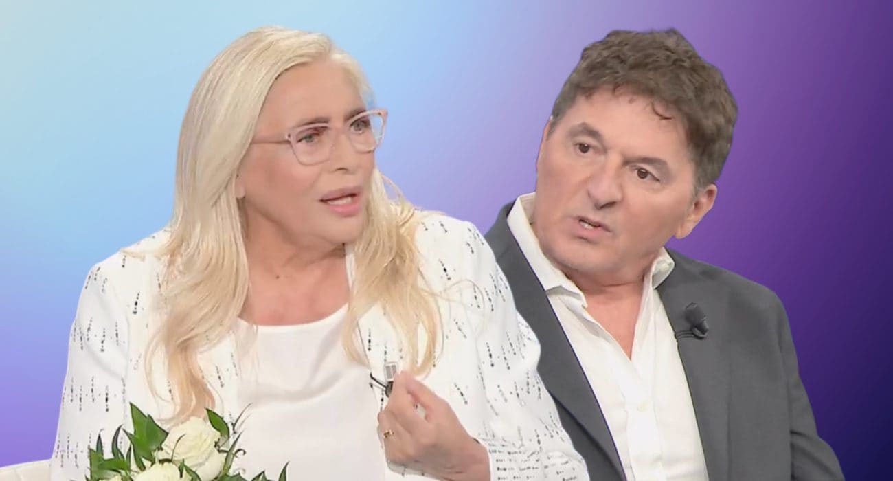 Mammucari stuzzica Venier: "Vorrei la serenità che viviamo a Domenica In", lei lo frena: "Sembra ci siano tensioni"