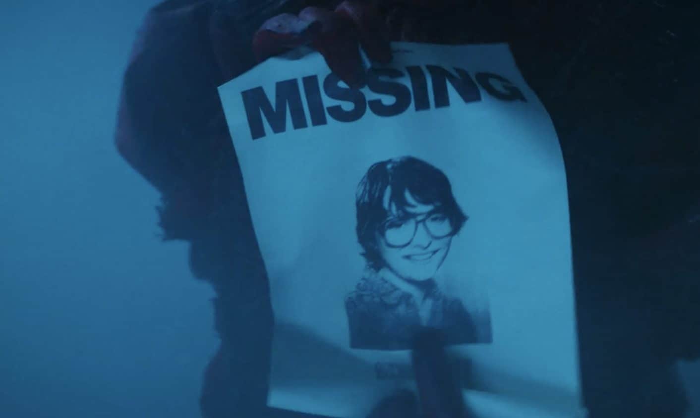 Il volantino di Richie Tozier mostrano da Pennywise.