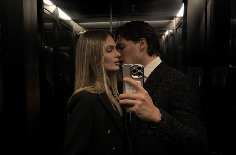 Antonio Medugno e la fidanzata Federica Balzano