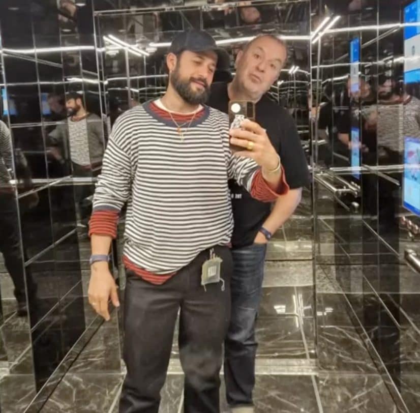 Fabio Canino e il compagno Emanuele