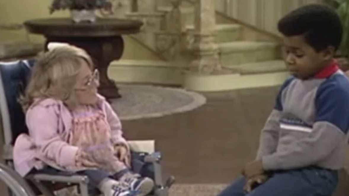 Melanie Watson in una scena de Il mio amico Arnold