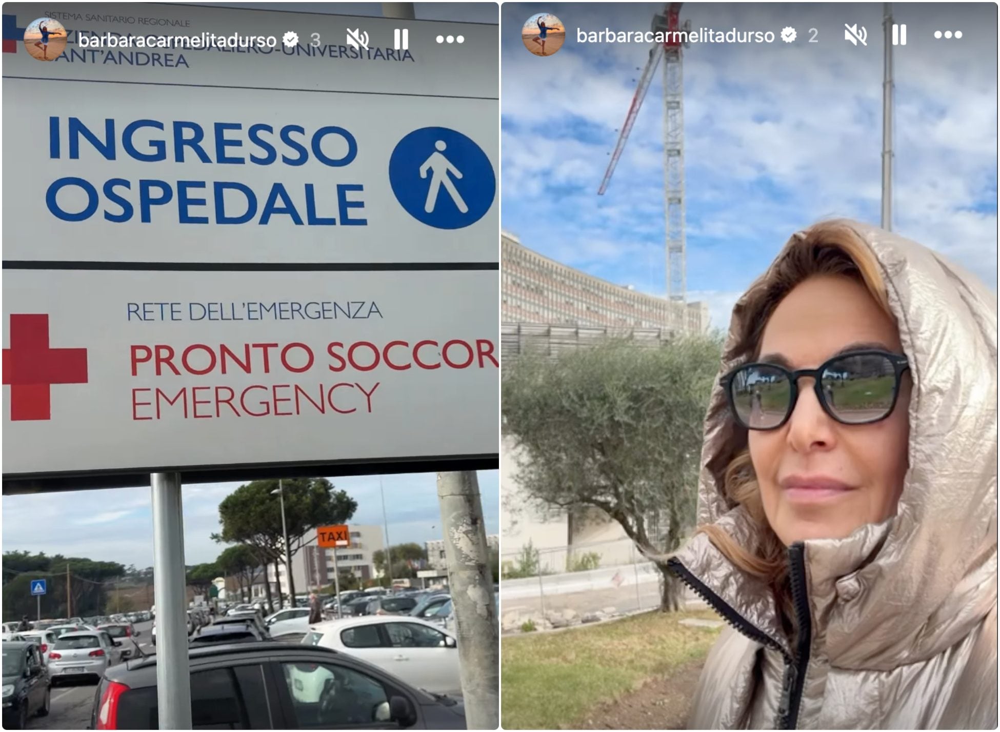 Le story postate da Barbara d’Urso dall’ospedale