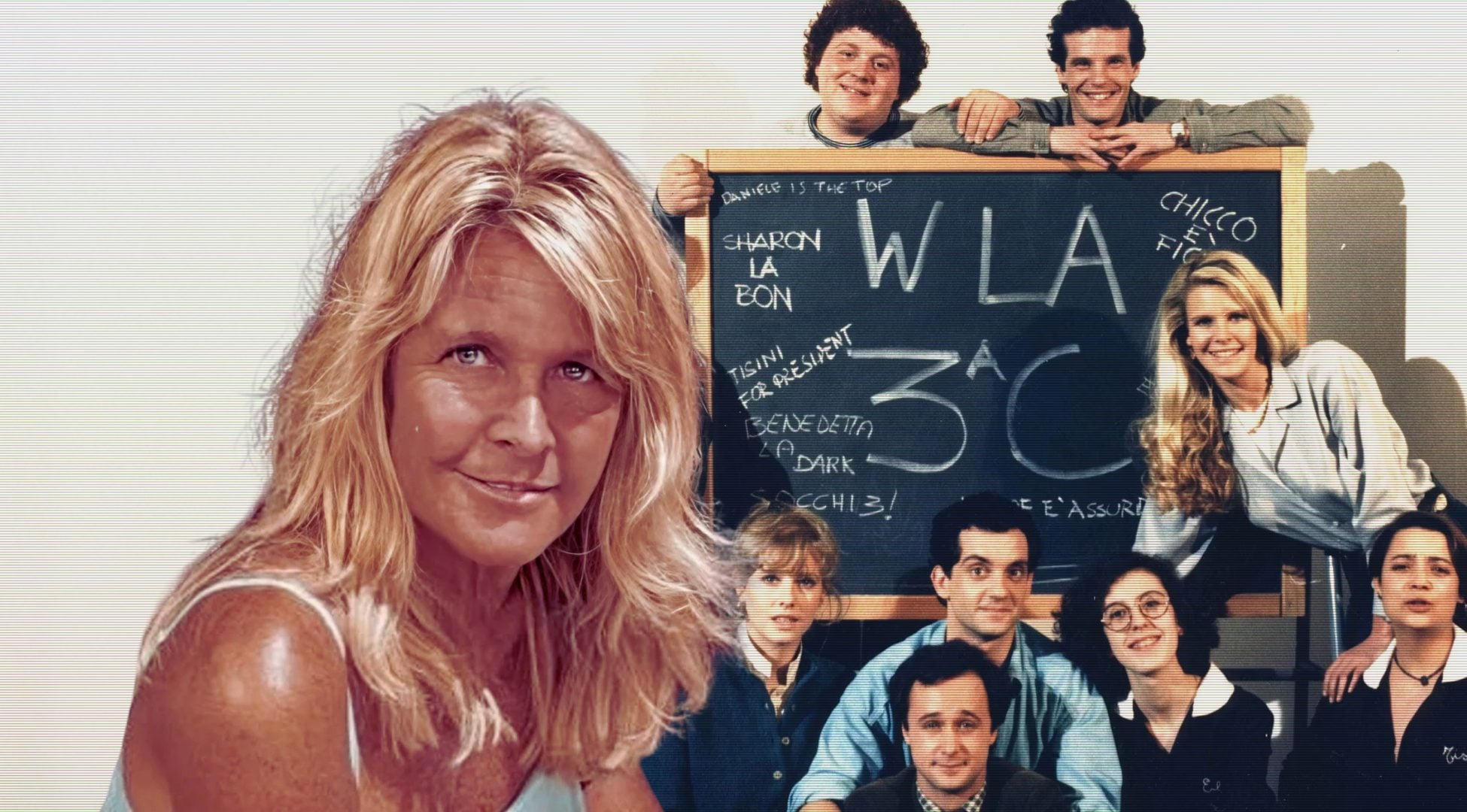 Sharon Gusberti, 40 anni dopo la III C: "Mi scrivevo le battute sulle mani, ma non mi sentivo attrice"