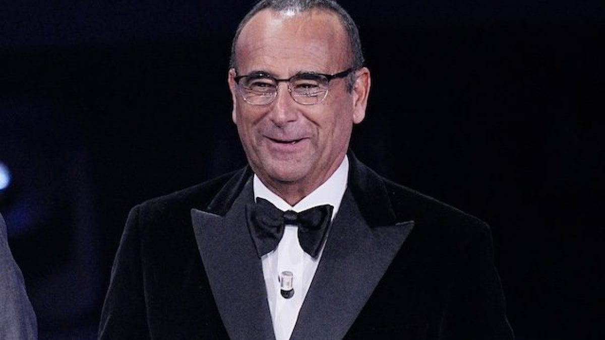 Carlo Conti al Festival di Sanremo – ph Marco Alpozzi:LaPresse