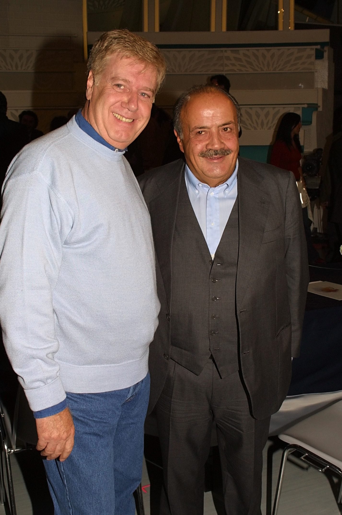 Claudio Lippi e Maurizio Costanzo