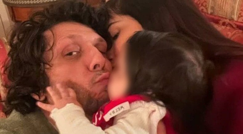 Ermal Meta con sua figlia Fortuna