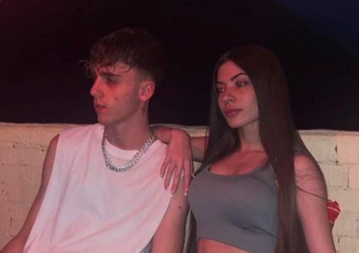 LDA insieme a Miriam Galluccio, la sua ex fidanzata