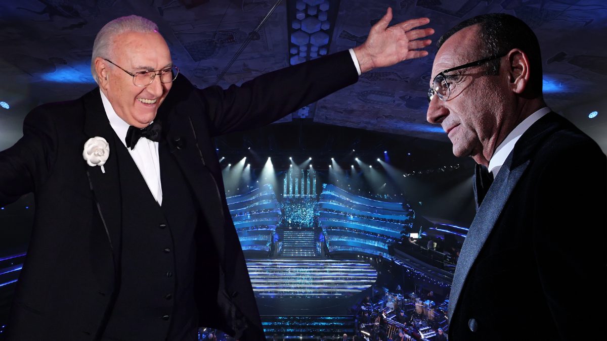 Pippo Baudo e Carlo Conti, via LaPresse