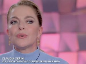 Claudia Gerini: “Io e il mio compagno ci siamo presi una pausa. Mi è stato chiesto spazio”