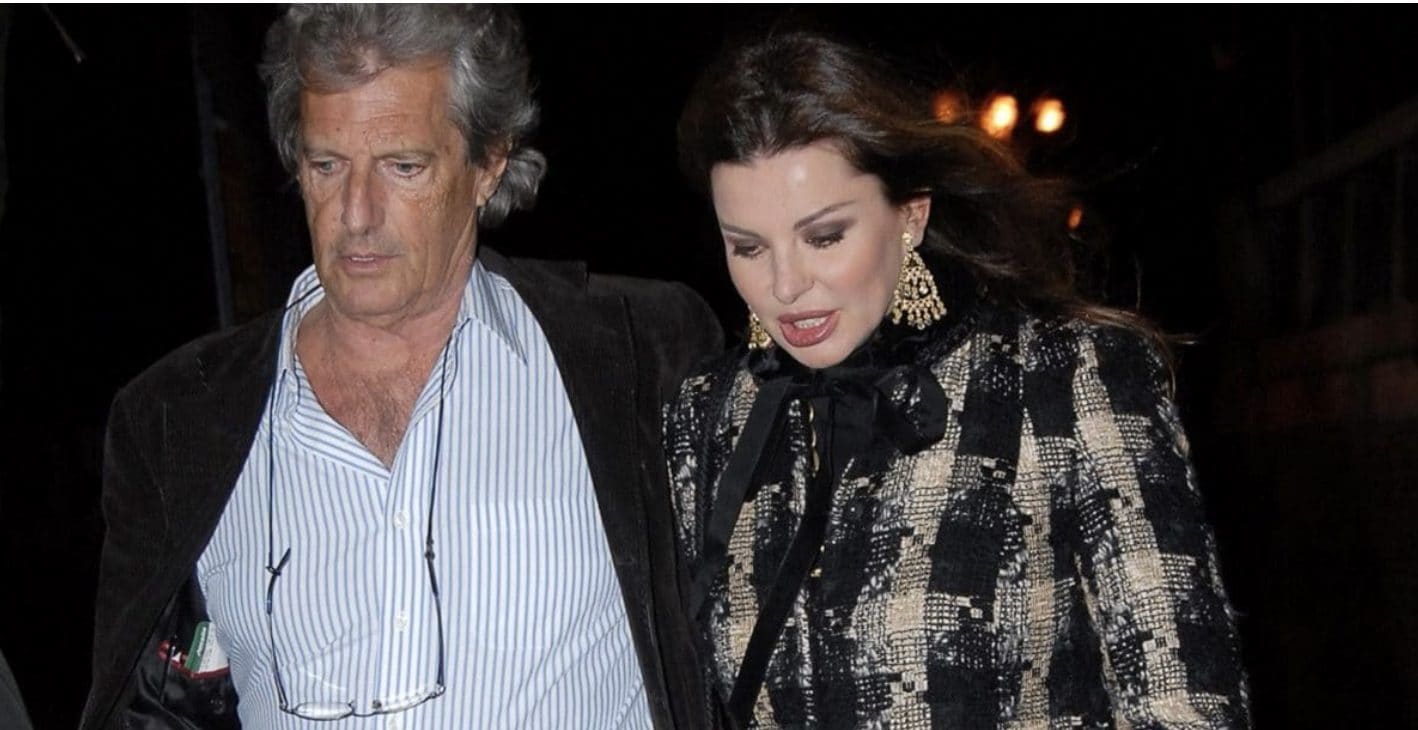 Alba Parietti e Giuseppe Lanza Di Scalea