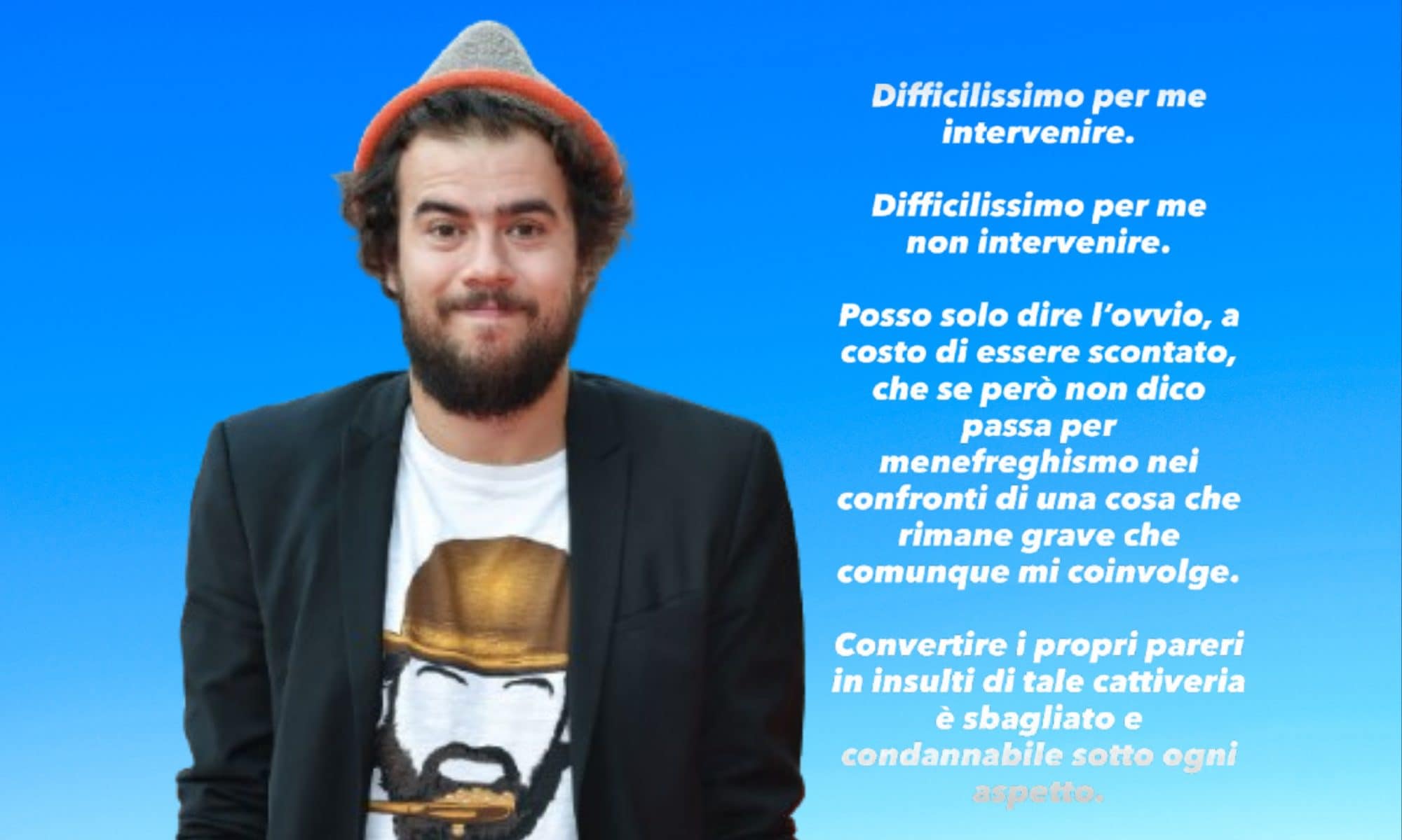 Andrea Pisani reagisce all'attacco alla ex Beatrice Arnera: "Condannabile sotto ogni aspetto"