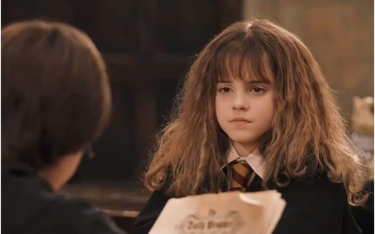 Emma Watson nel ruolo di Hermione Granger