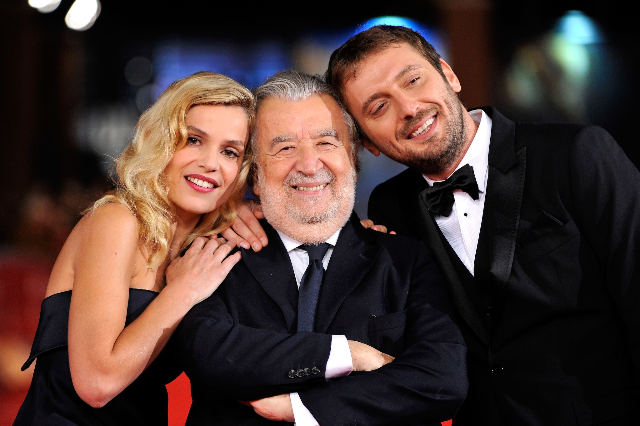 Micaela Ramazzotti, Pupi Avati e Cesare Cremonini alla premiere de "Il Cuore Grande Delle Ragazze"