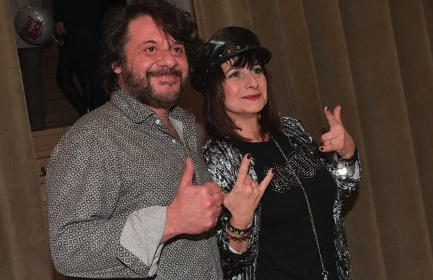 Lillo e sua moglie Tiziana Etruschi