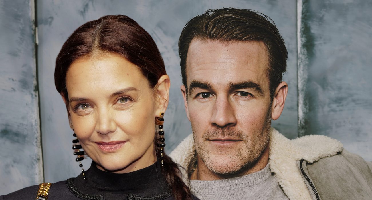 L'addio di Katie Holmes, Joey in Dawson's Creek, a James Van Der Beek: "Respirare la tua stessa aria è stato sacro"