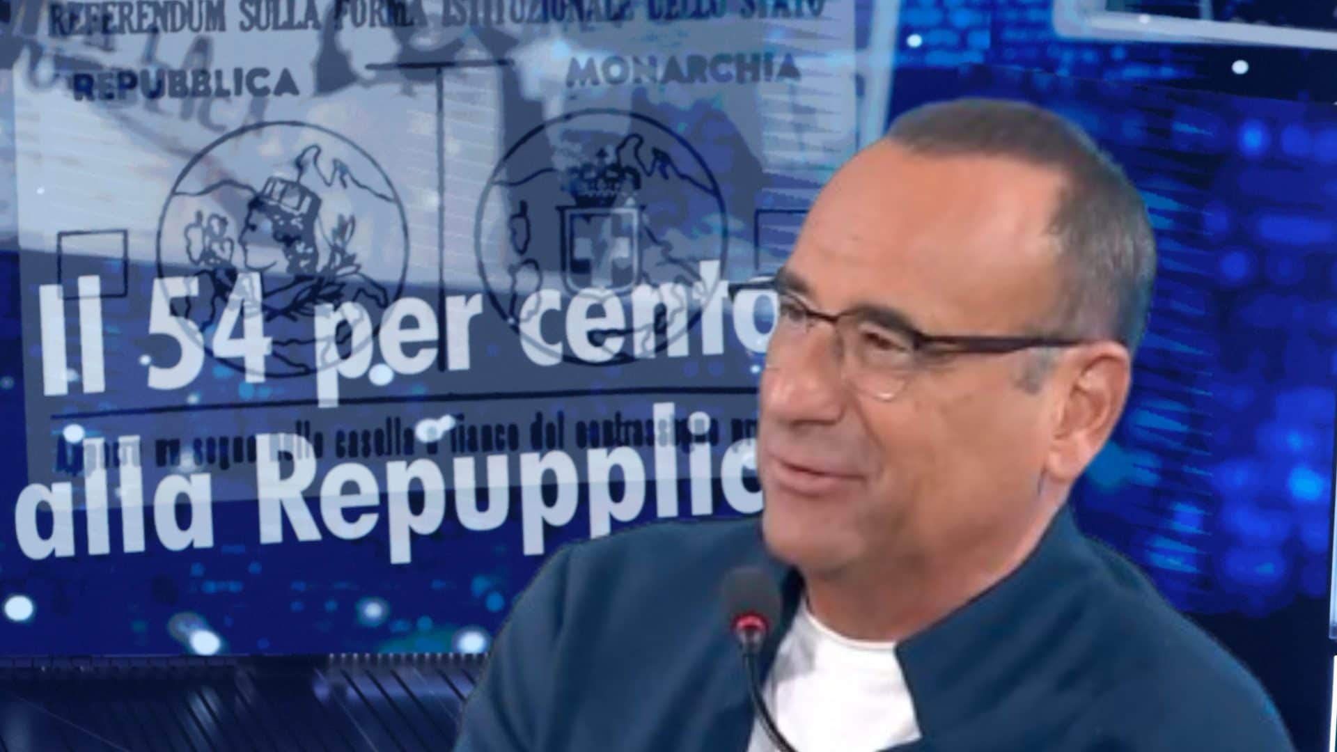 Sanremo, Carlo Conti sull'errore nella parola Repubblica sul maxischermo dell'Ariston: "Chi non fa, non sbaglia"