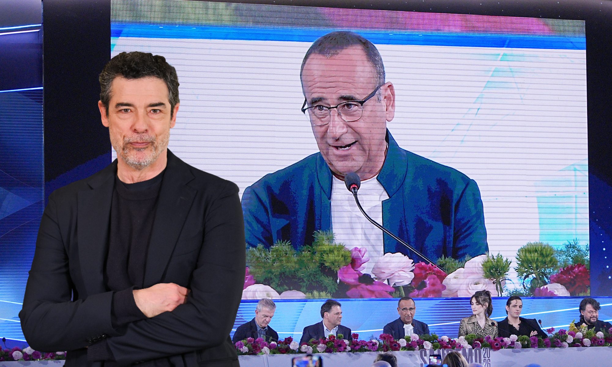 Carlo Conti risponde ad Alessandro Gassmann: "Nessuna regola per Sanremo, solo zero spazio alle fiction perché sono troppe"