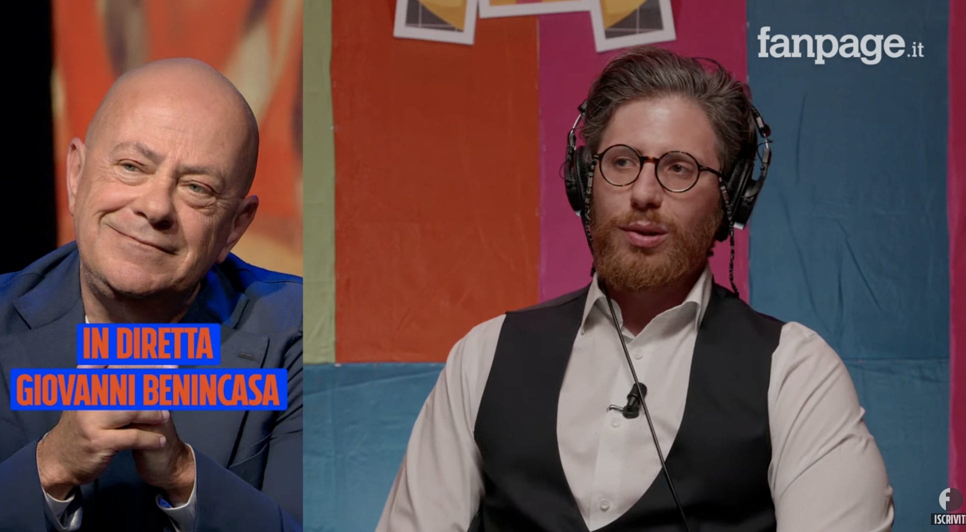 Giovanni Benincasa a Non è la Tv: "Le idee nascono al semaforo. Corona? È un po' come Funari"