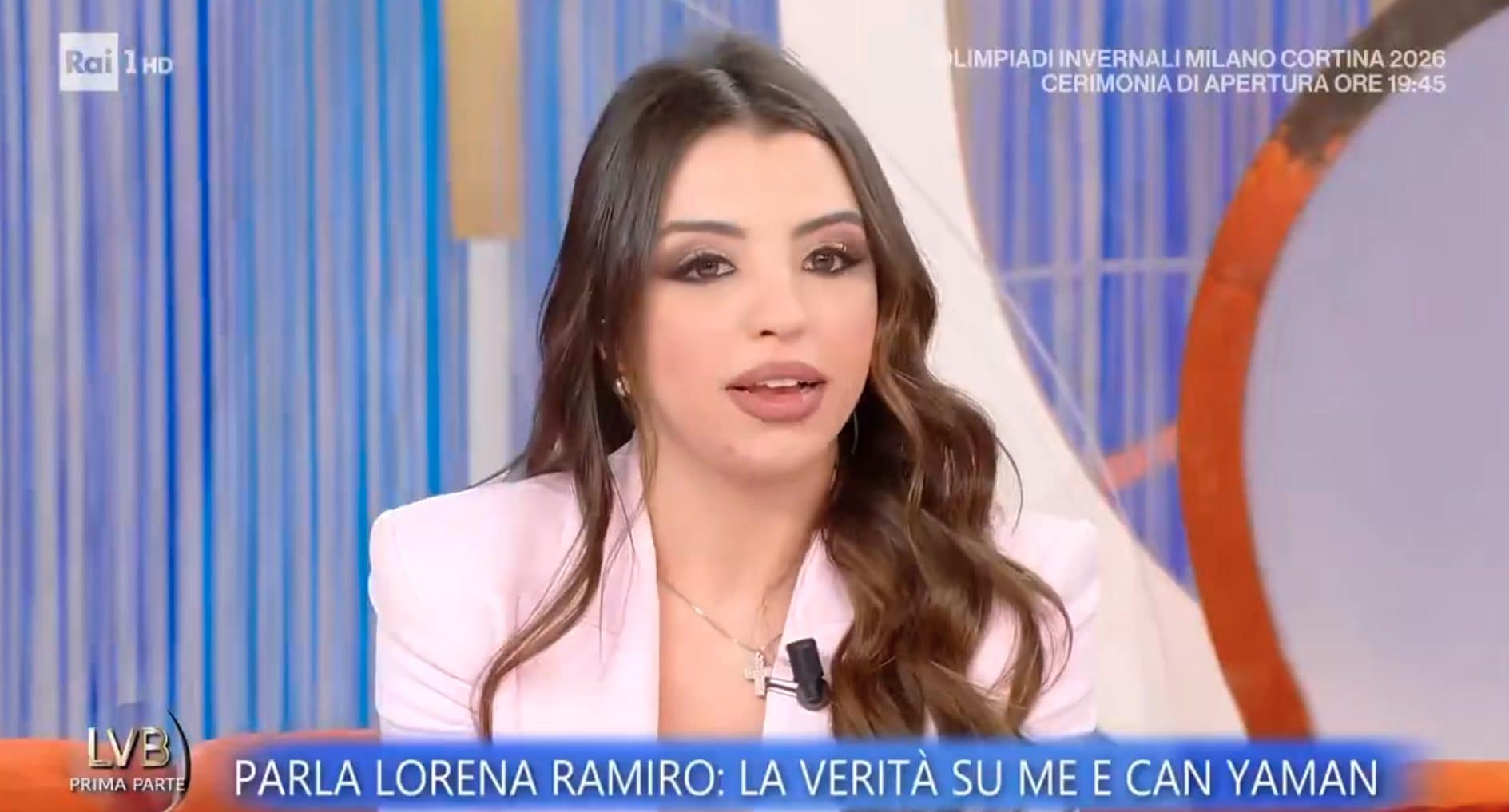 Lorena Ramiro nello studio de La Volta Buona