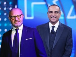 Carlo Conti sulla scelta di Pucci a Sanremo: “Artista che riempie i teatri, non pensavo fosse un affare di Stato”