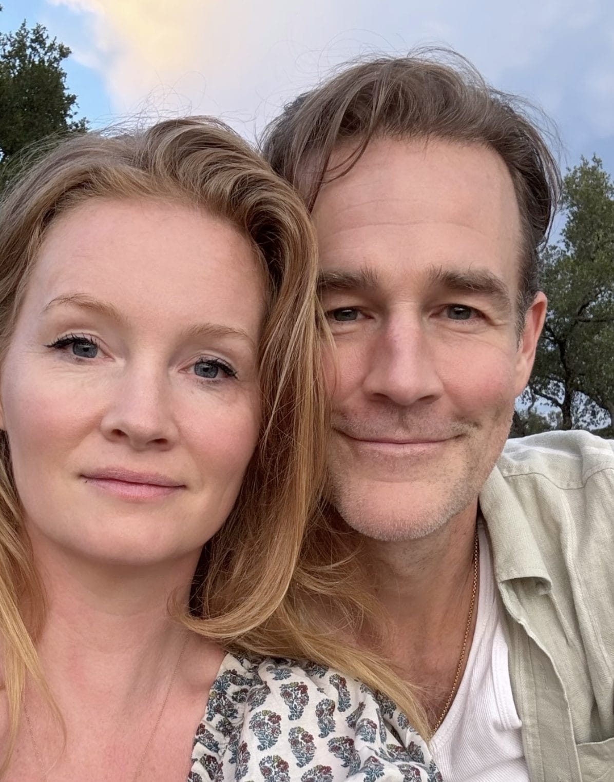 James Van Der Beek con Kimberly Brook.