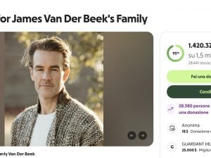 James Van Der Beek, raccolti già un milione e mezzo di euro dopo la sua morte