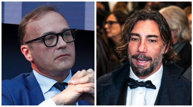 A sinistra, Tommaso Cerno. A destra, Vittorio Brumotti.