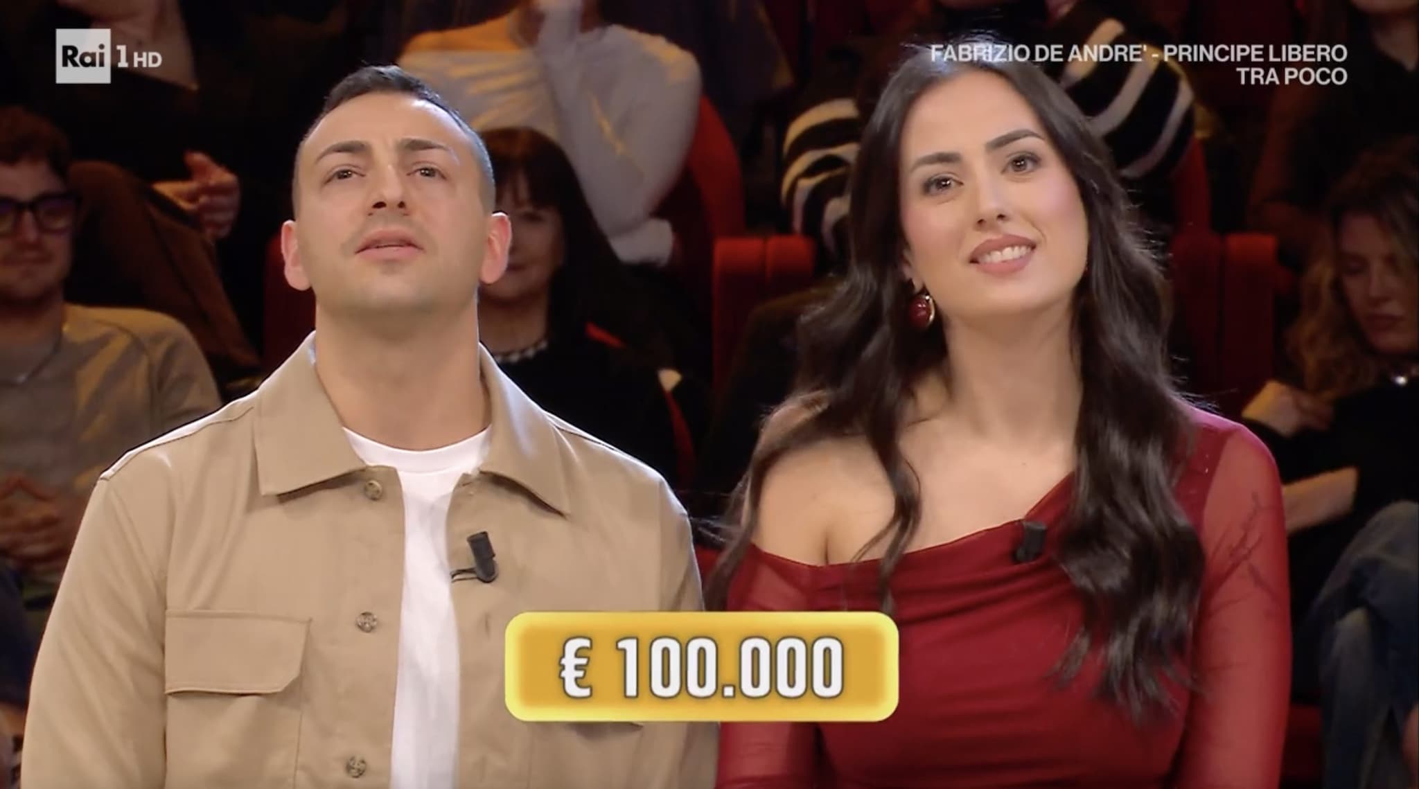 Ad Affari Tuoi Benedetta sbaglia tutto, lascia la partita al marito ma anche lui fallisce: "Chiederò il divorzio"