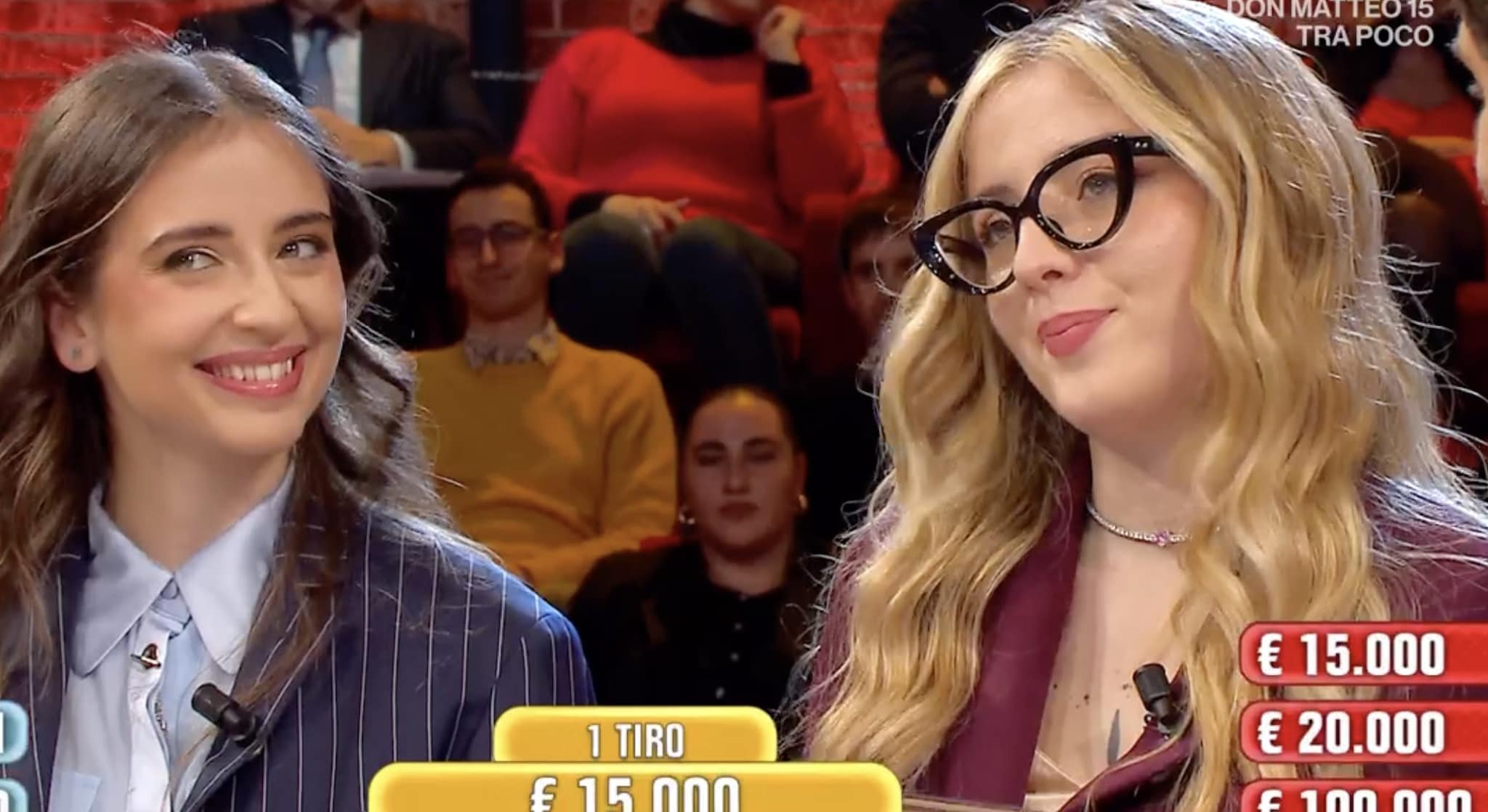 Cristina dalle Marche insieme alla sorella Marzia ad Affari Tuoi