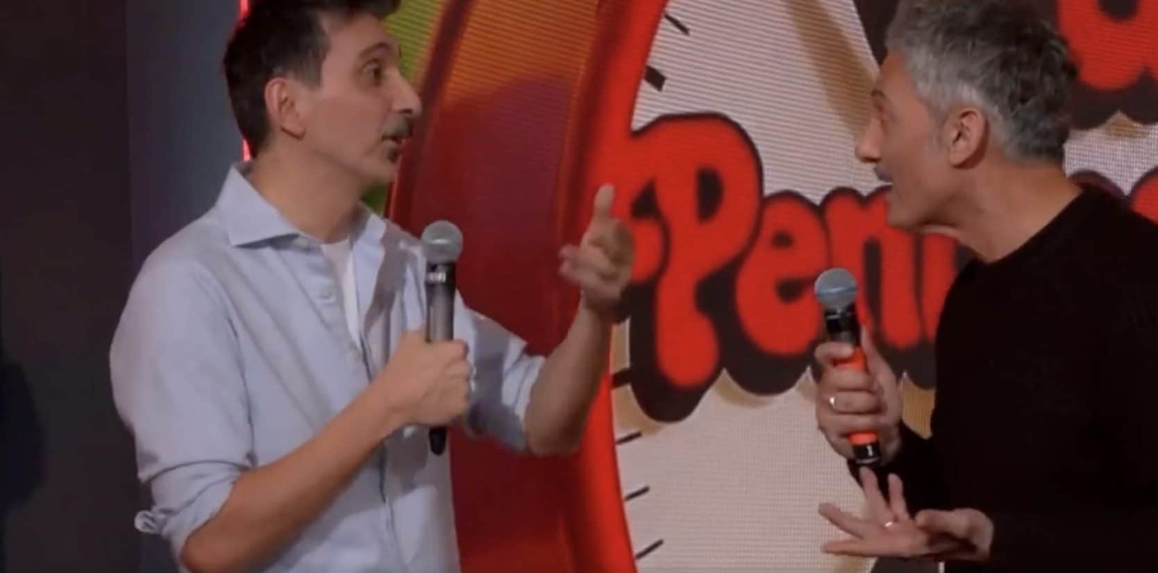 Biggio e Fiorello rispondono a Pucci: "Quando torno a casa da mia moglie, dico che tu mi hai dato dello stron*o"