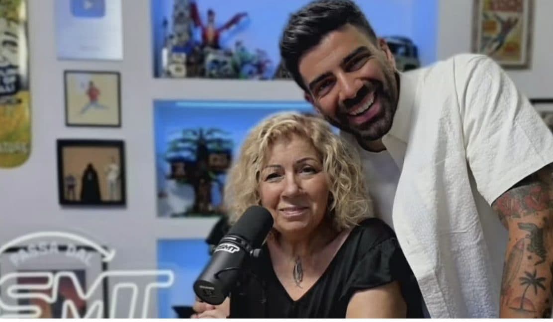 Gianluca Gazzoli e la madre