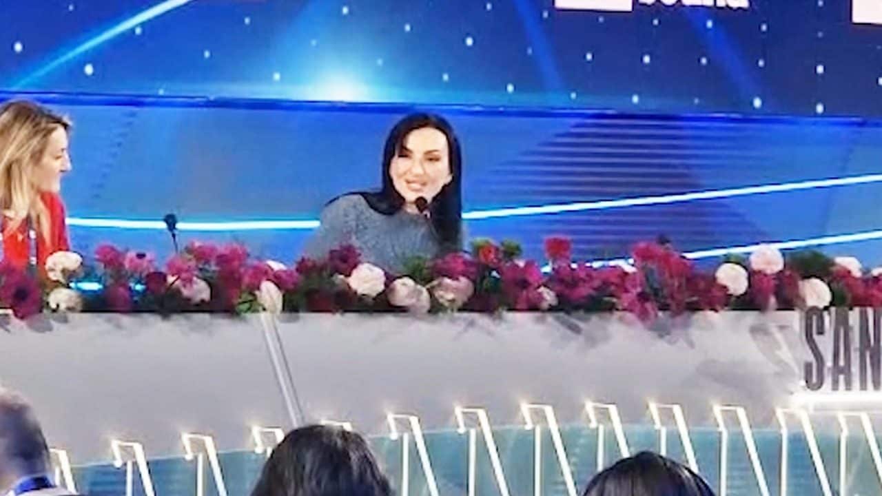 Arisa in conferenza stampa a Sanremo