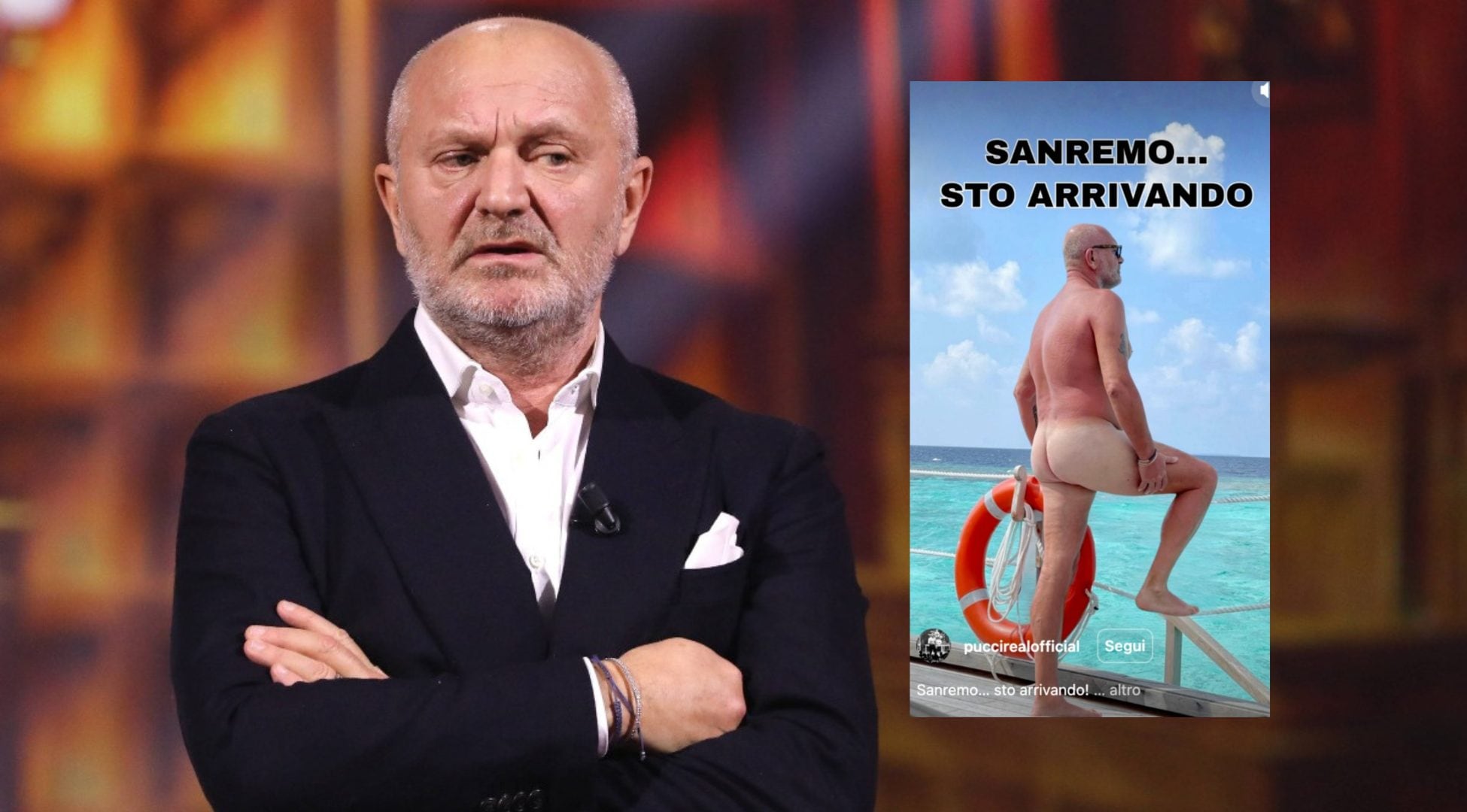 Andrea Pucci a Sanremo è una scelta non da Carlo Conti: la polemica politica è dietro l'angolo